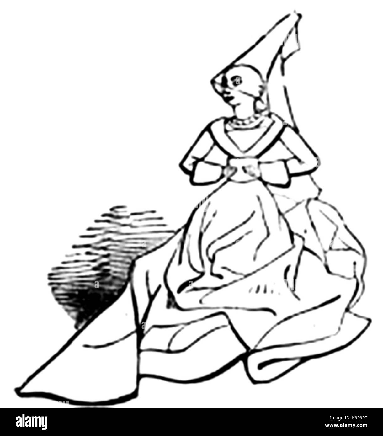 P71a costume féminin Banque D'Images