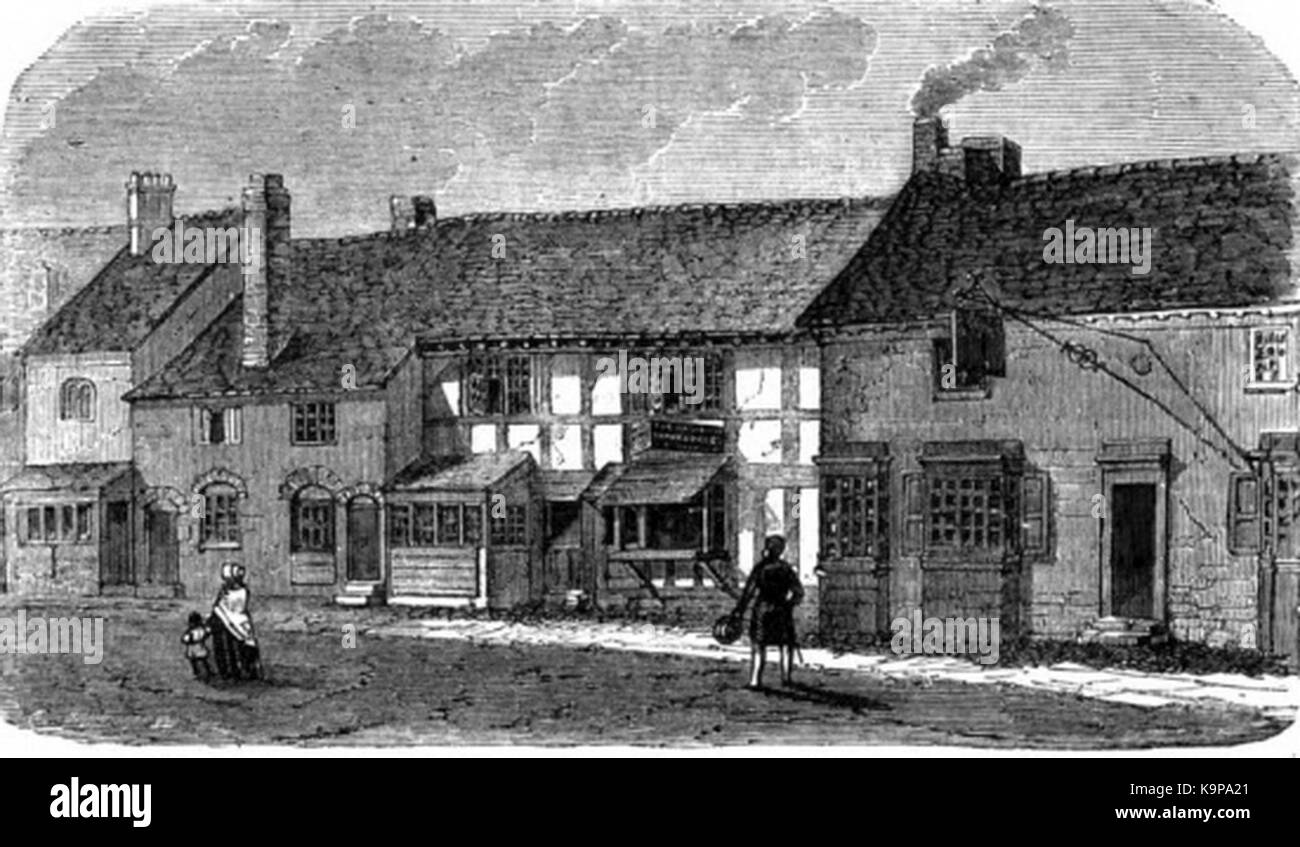 P589 La maison natale de Shakespeare à Stratford sur Avon Banque D'Images