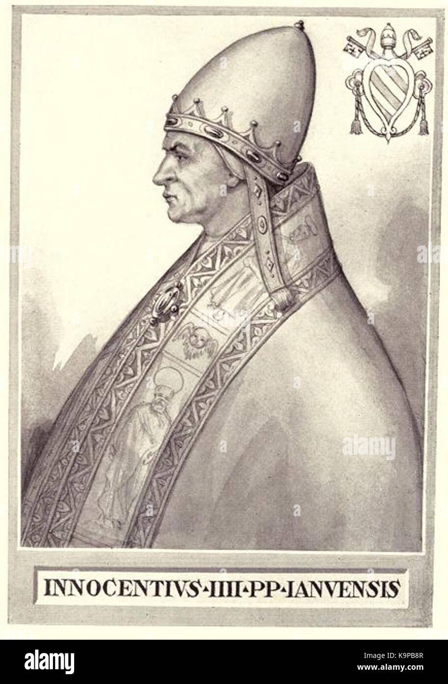 Le pape Innocent IV Banque D'Images