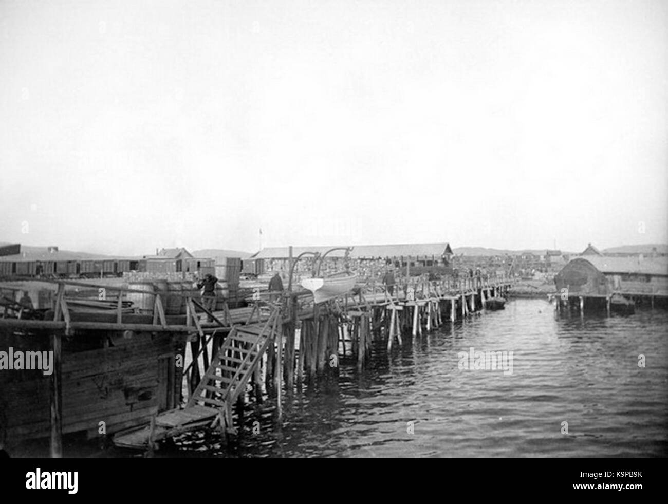 Paul nadar Baku port mer2 Banque D'Images