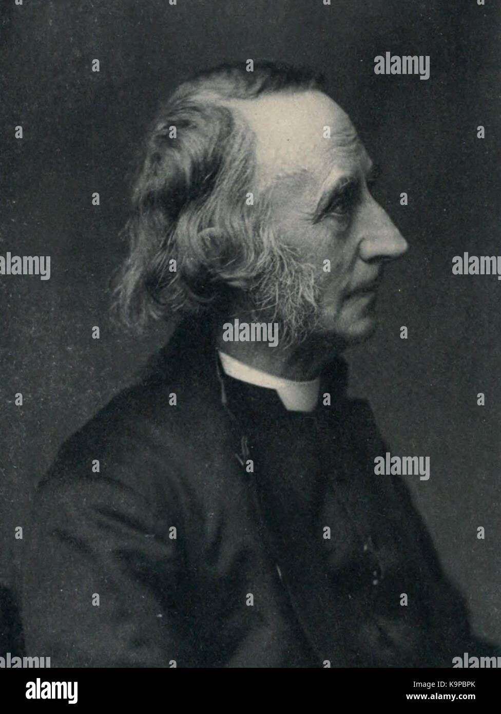 Portrait de Richard William Church Banque D'Images