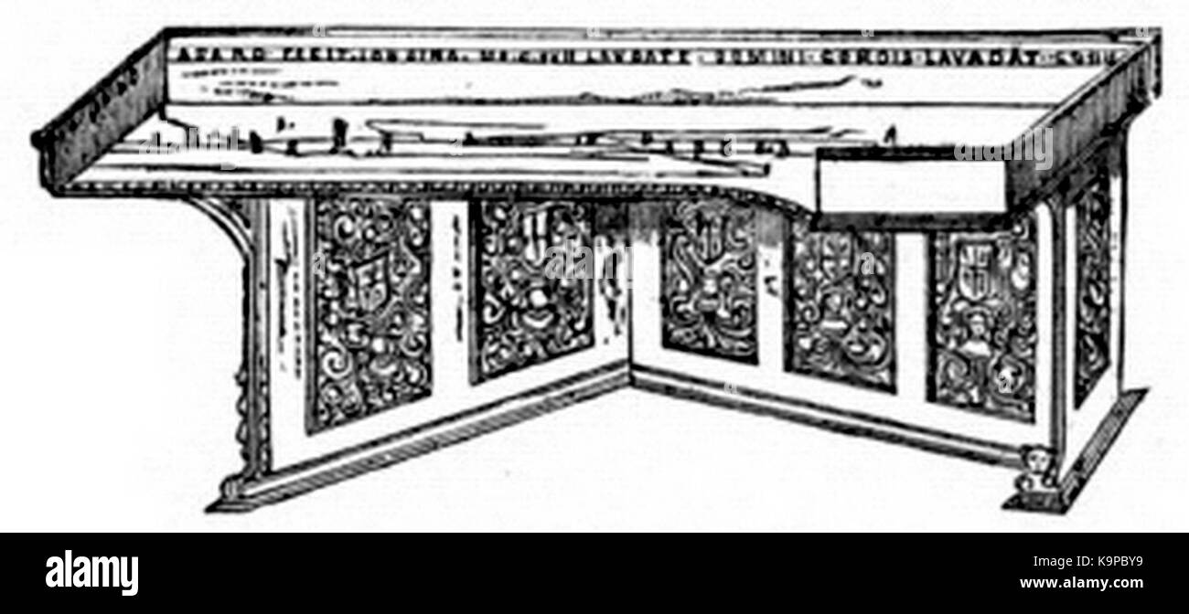 P603 Clavecin DE L'ÉPOQUE DE LA REINE ANNE Banque D'Images