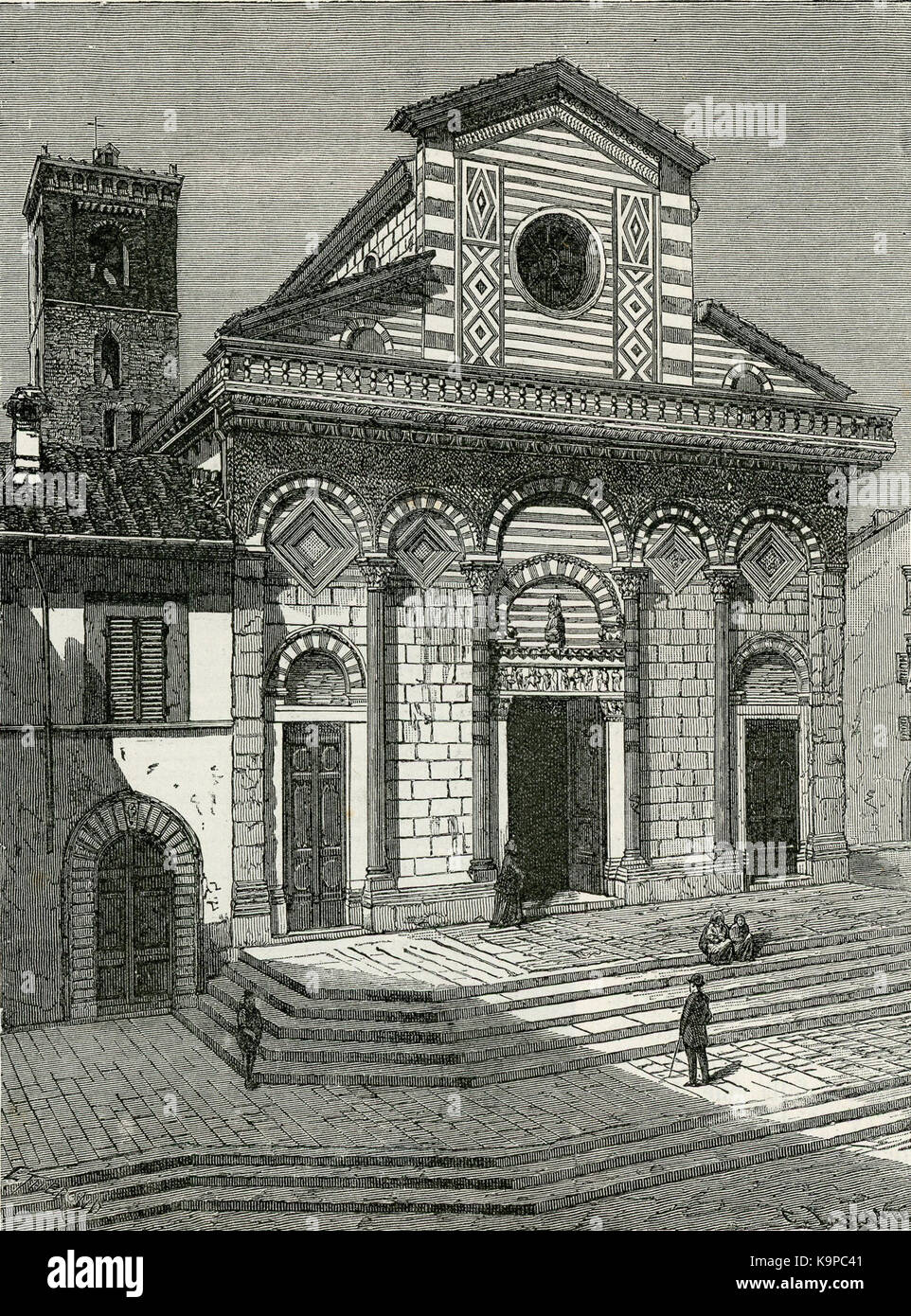 Pistoia chiesa di Sant Andrea modificato 1 Banque D'Images