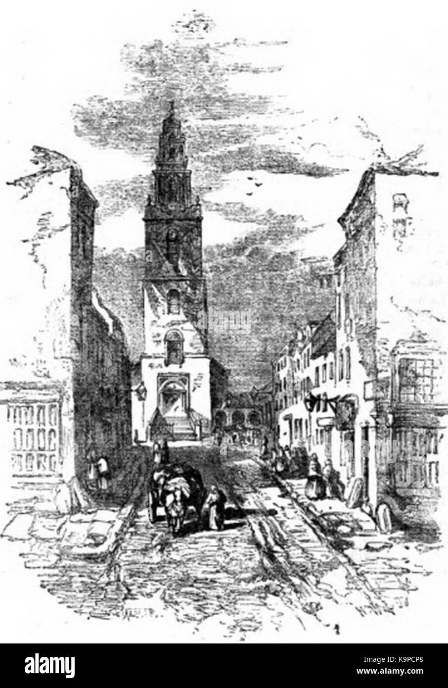 P300 SHANDON STEEPLE, DANS LA VILLE DE CORK Banque D'Images