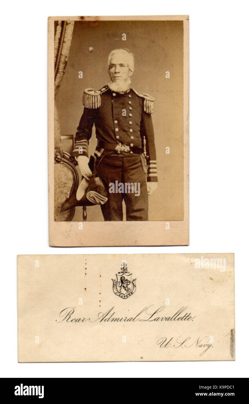 Le Contre-amiral LaVallette photographie Banque D'Images