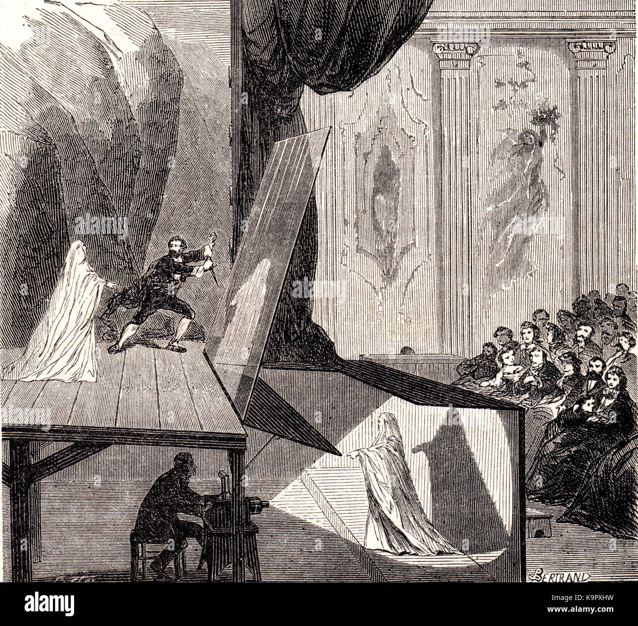 Peppers Ghost Banque D'Images