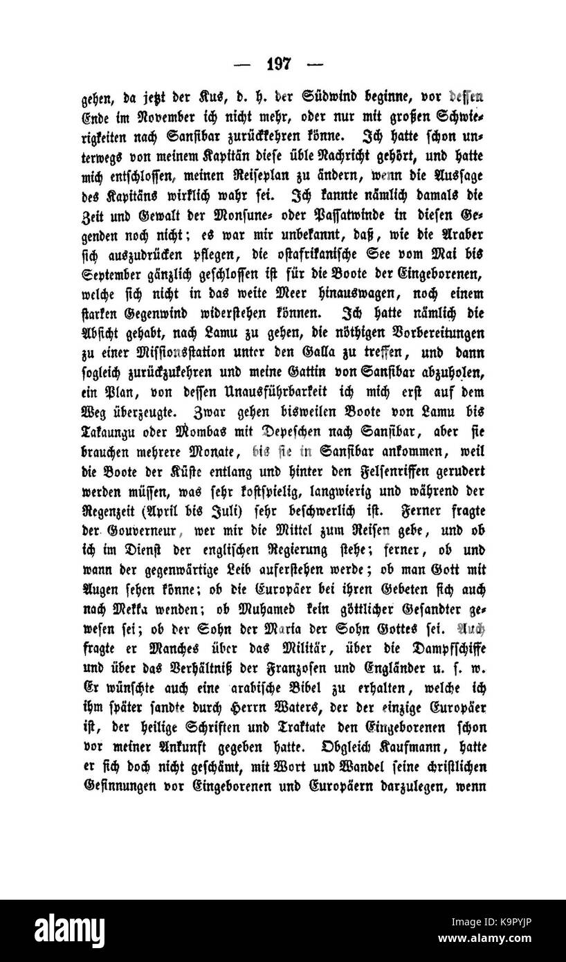 'Reisen in Ostafrika' de Krapf, publié en 1979, raconte des voyages à travers l'Afrique de l'est, explorant les paysages, les cultures et les sites historiques de la région. Banque D'Images