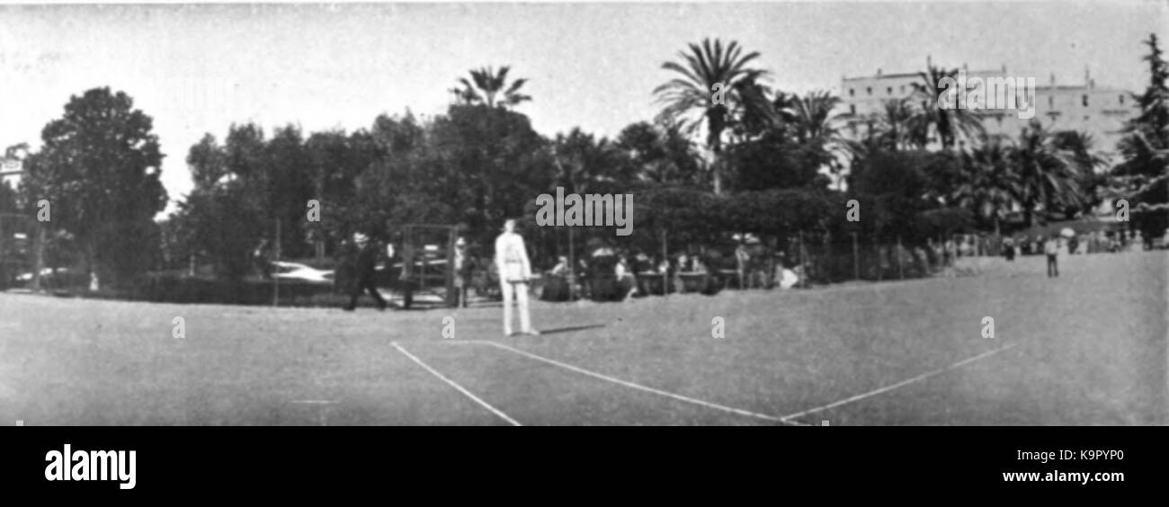 Reginald Doherty au tournoi de cannes Banque D'Images