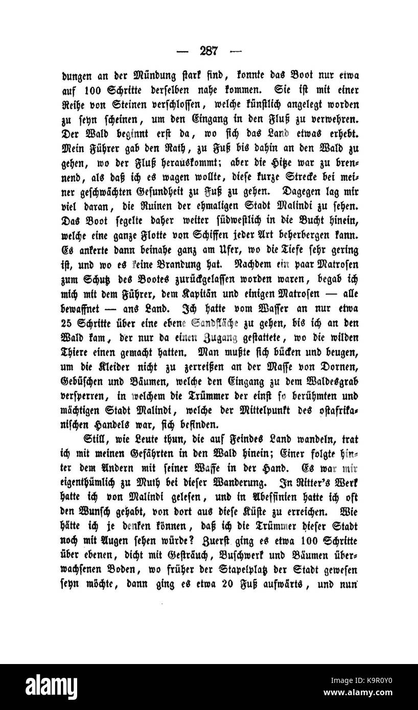 Cet ouvrage, *Reisen in Ostafrika*, de Krapf, explore les voyages et les expériences en Afrique de l’est, capturant les aspects clés de la géographie, des cultures et des peuples de la région. Il fournit un aperçu historique précieux de l'exploration de l'Afrique de l'est au XIXe siècle. Banque D'Images