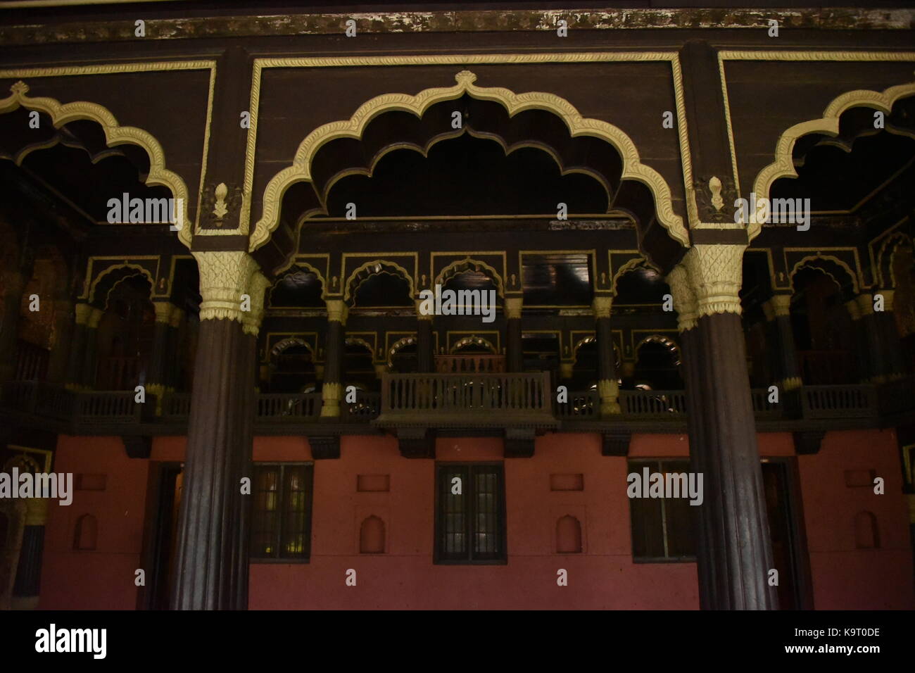 D'été de Tipu Sultan Palace, Bangalore Banque D'Images