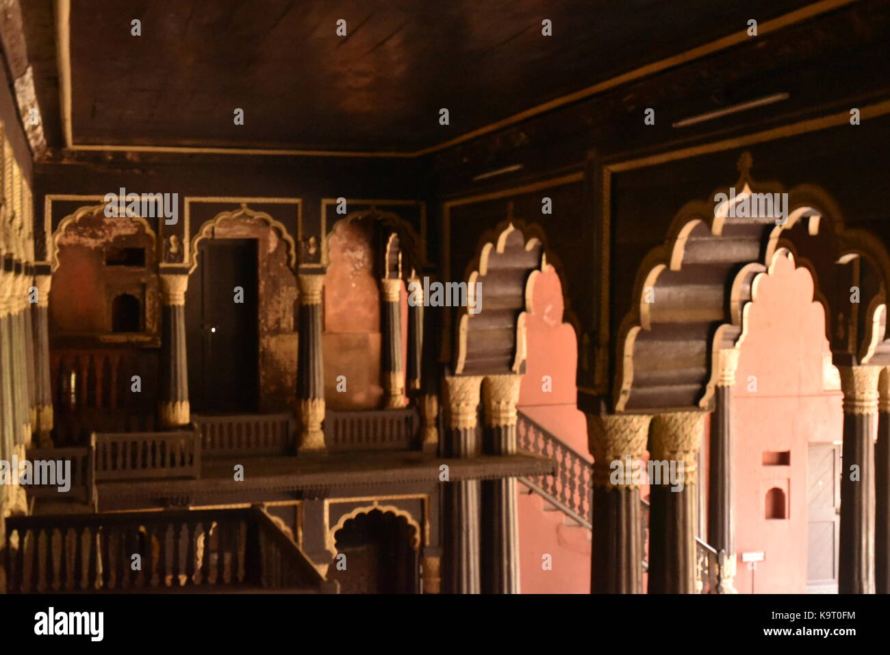 D'été de Tipu Sultan Palace, Bangalore Banque D'Images