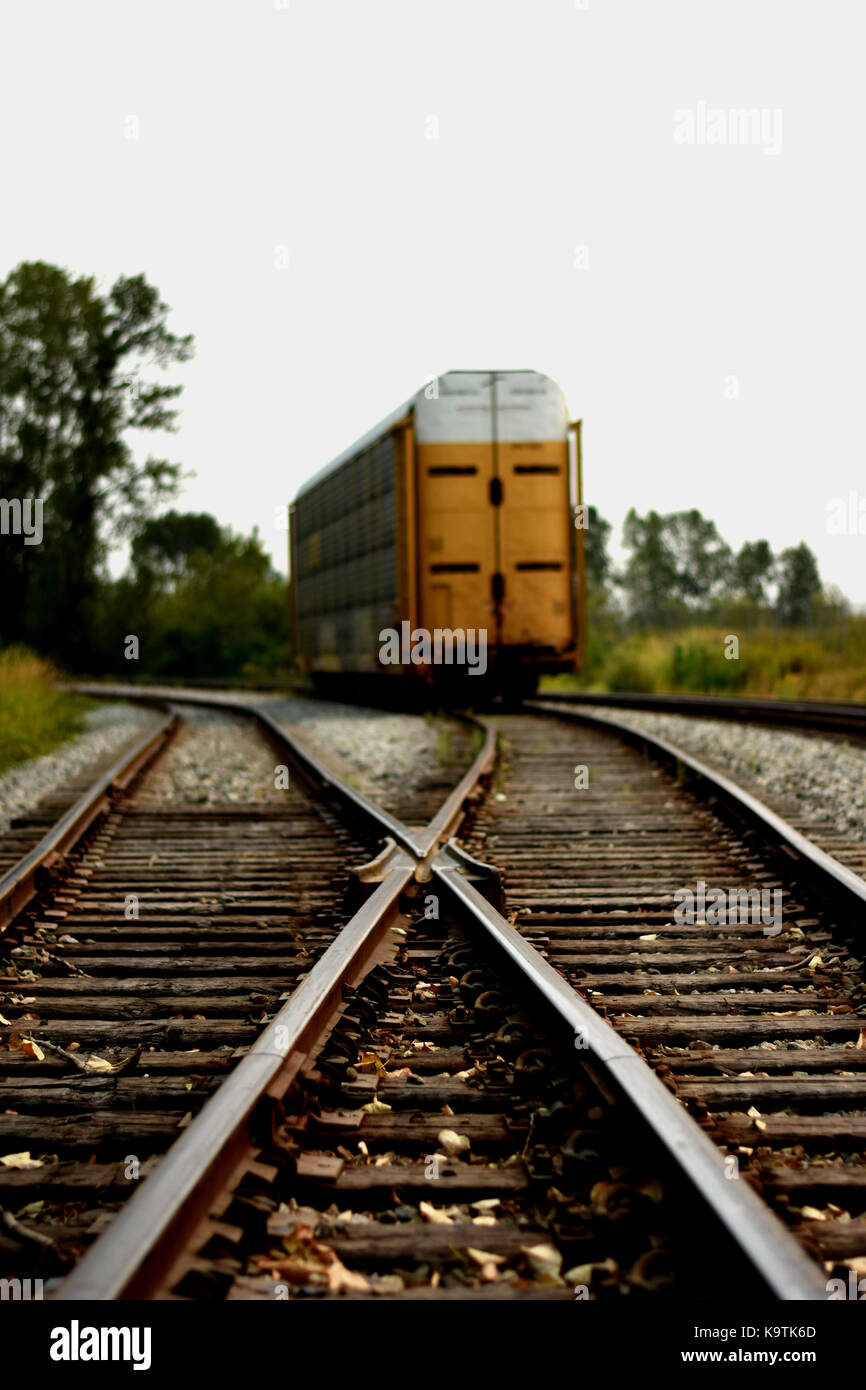 Deux chemins, une destiantion Banque D'Images