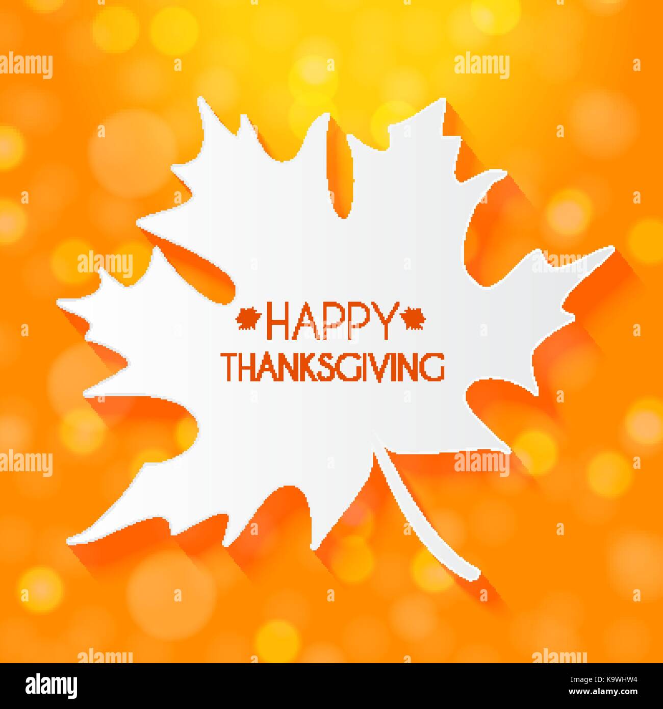 Abstract vector illustration joyeux thanksgiving automne feuilles d'automne avec la chute d'arrière-plan Illustration de Vecteur