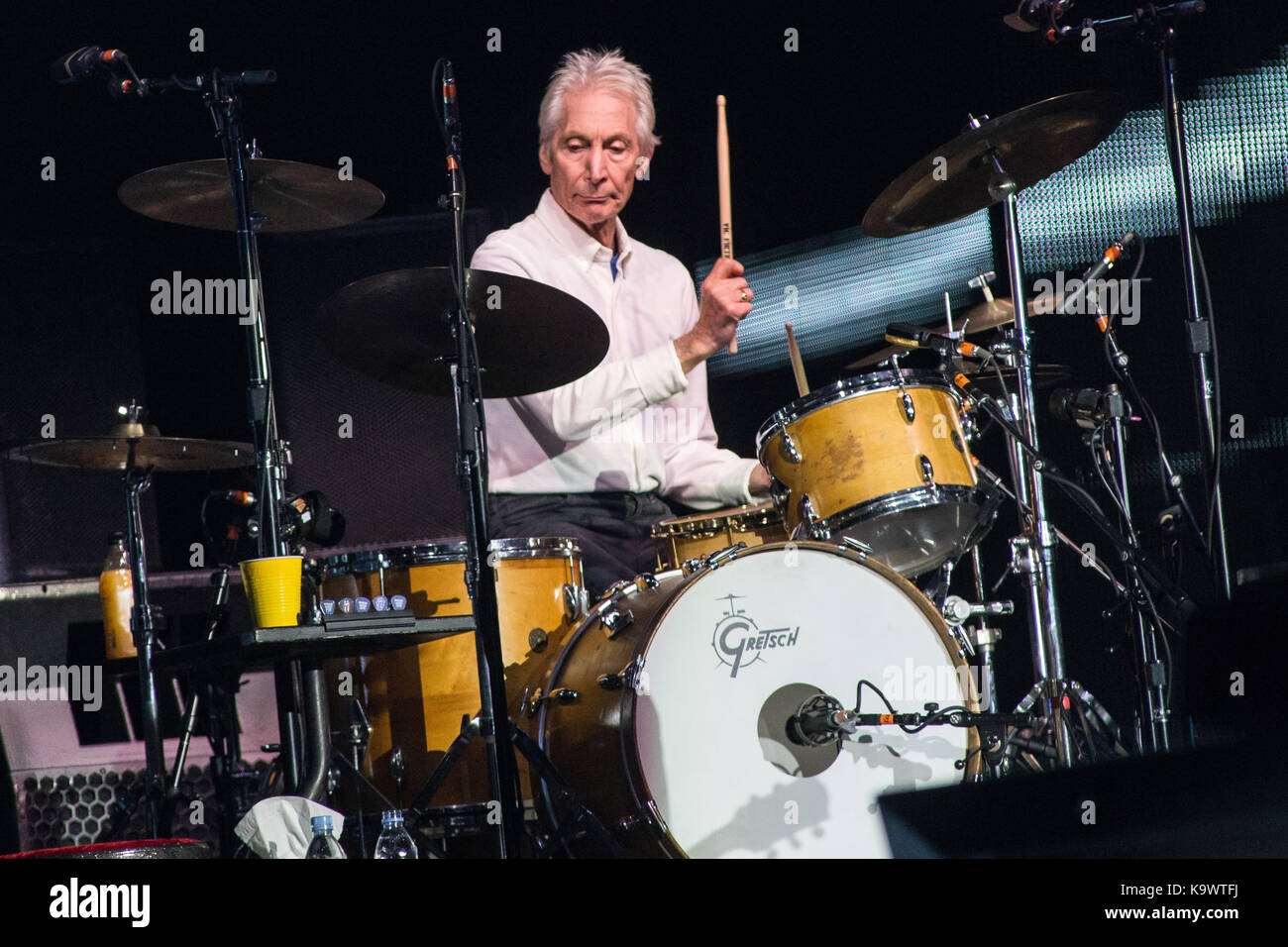 Lucca Italie. 23 septembre 2017. Le groupe de rock anglais The Rolling Stones effectue sur scène à Mura Storiche durant la tournée 2017 "Pas de filtre". Credit : Rodolfo Sassano/Alamy Live News Banque D'Images