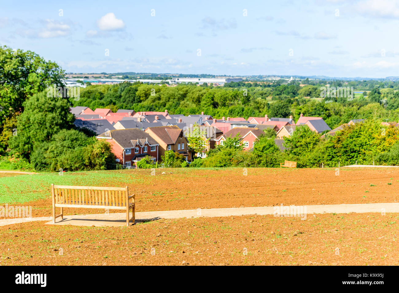 Ville de Northampton cityscape skyline Royaume-Uni. Banque D'Images