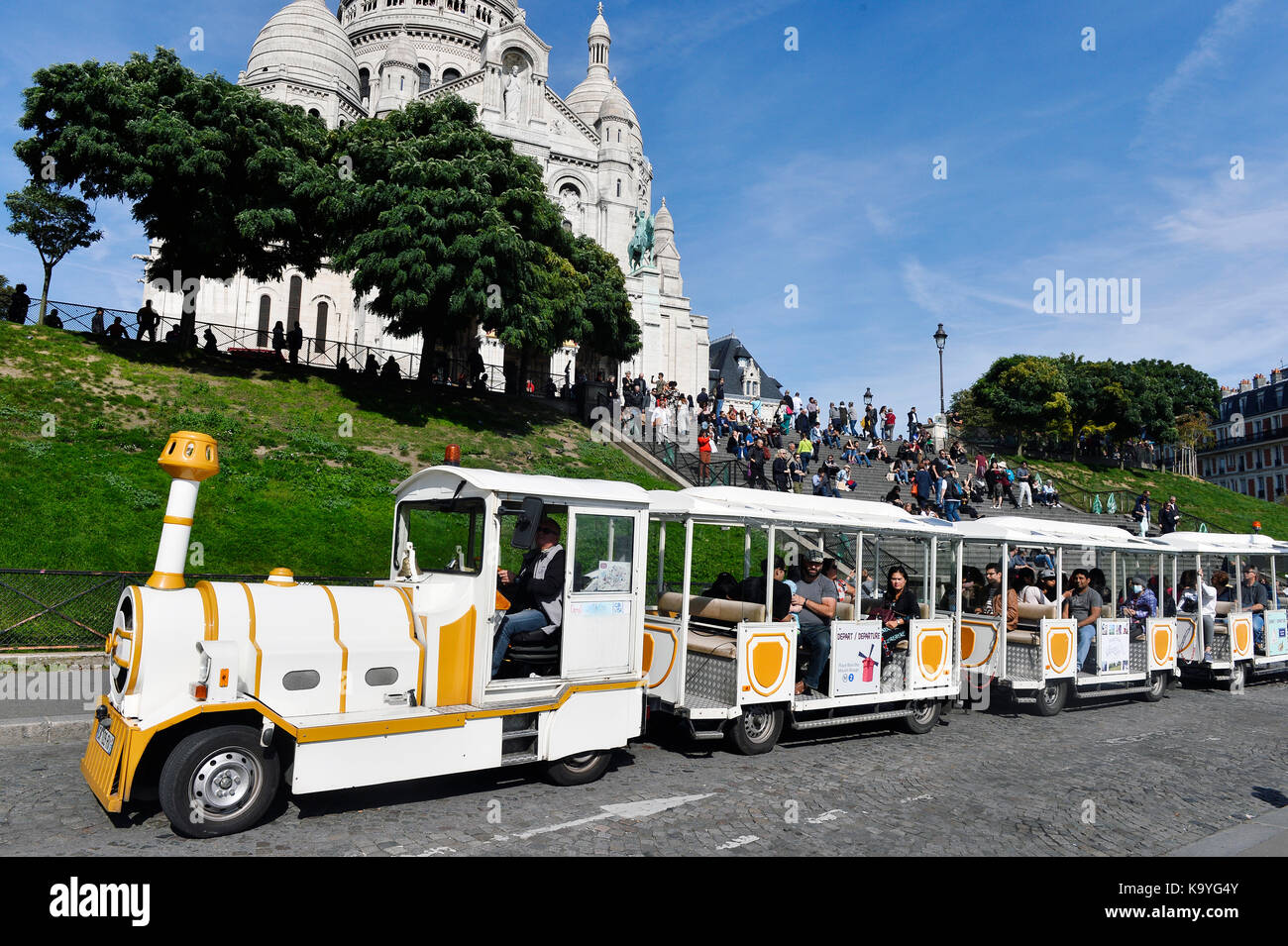 Vue de Montmartre, Paris 18, france Banque D'Images