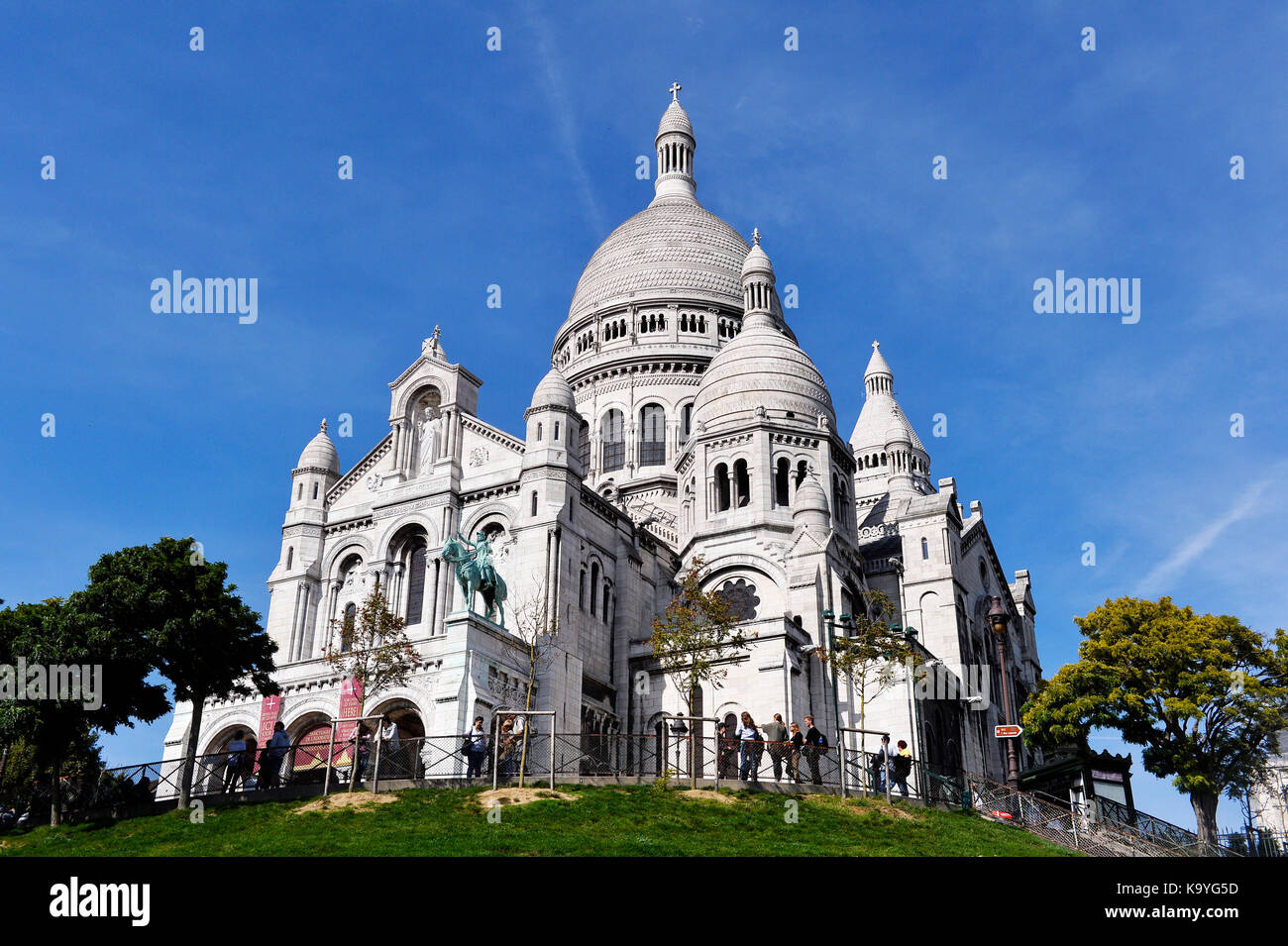 Vue de Montmartre, Paris 18, france Banque D'Images