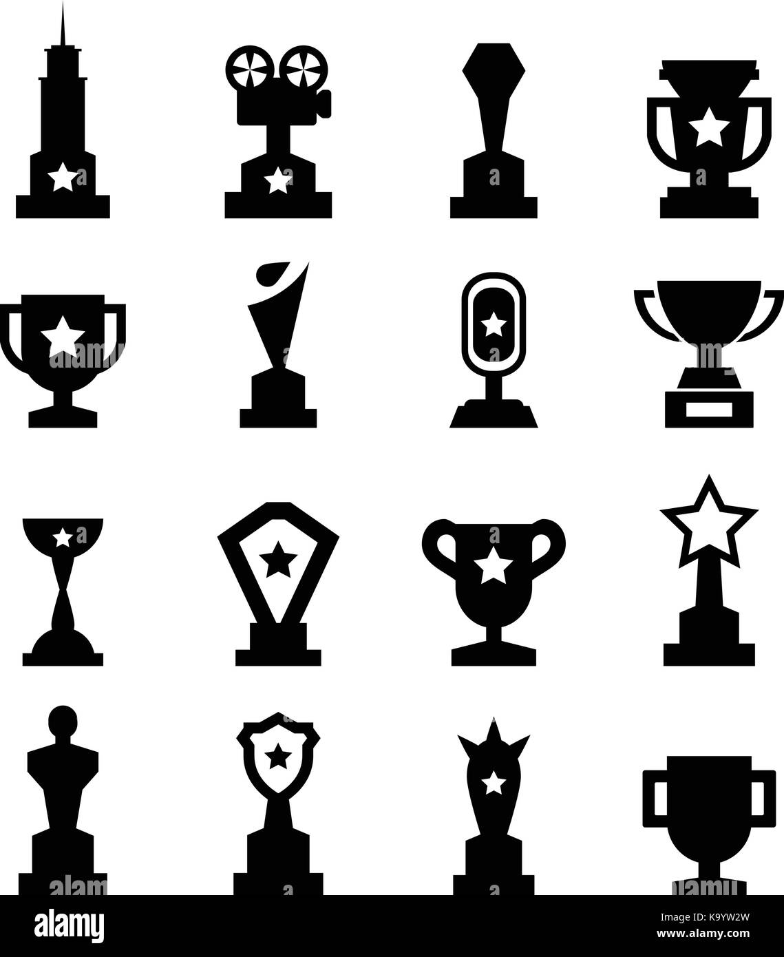 Icono de trofeo Banque de photographies et d’images à haute résolution ...