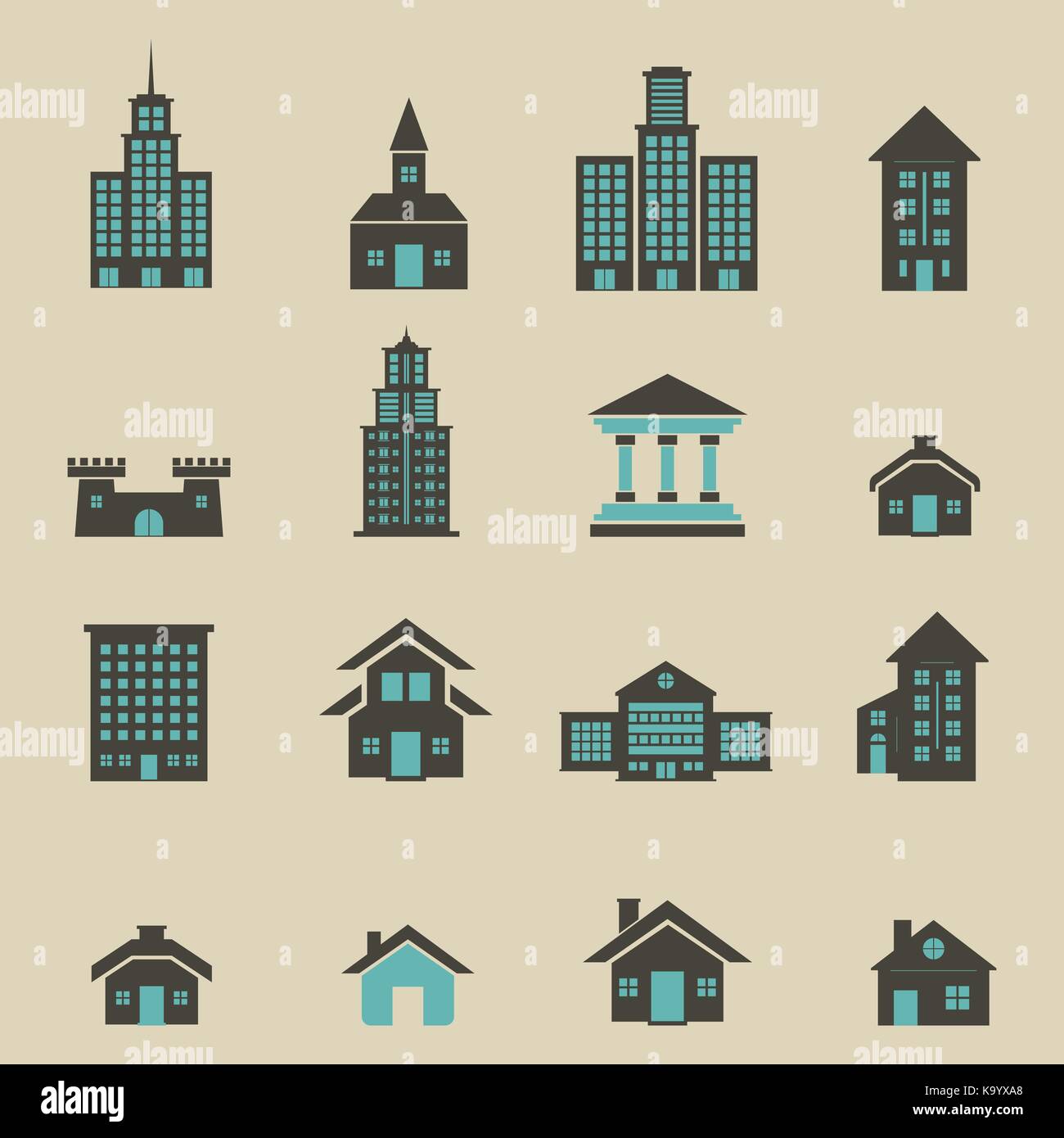 Vector set construction Illustration de Vecteur