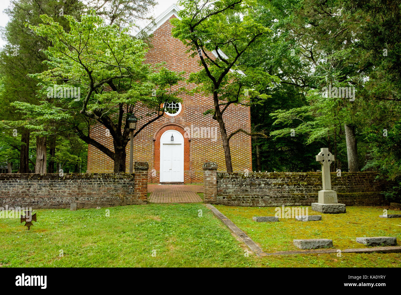 Ware Episcopal Church, 7825 John Clayton Memorial Highway, Gloucester Courthouse, Virginia Banque D'Images