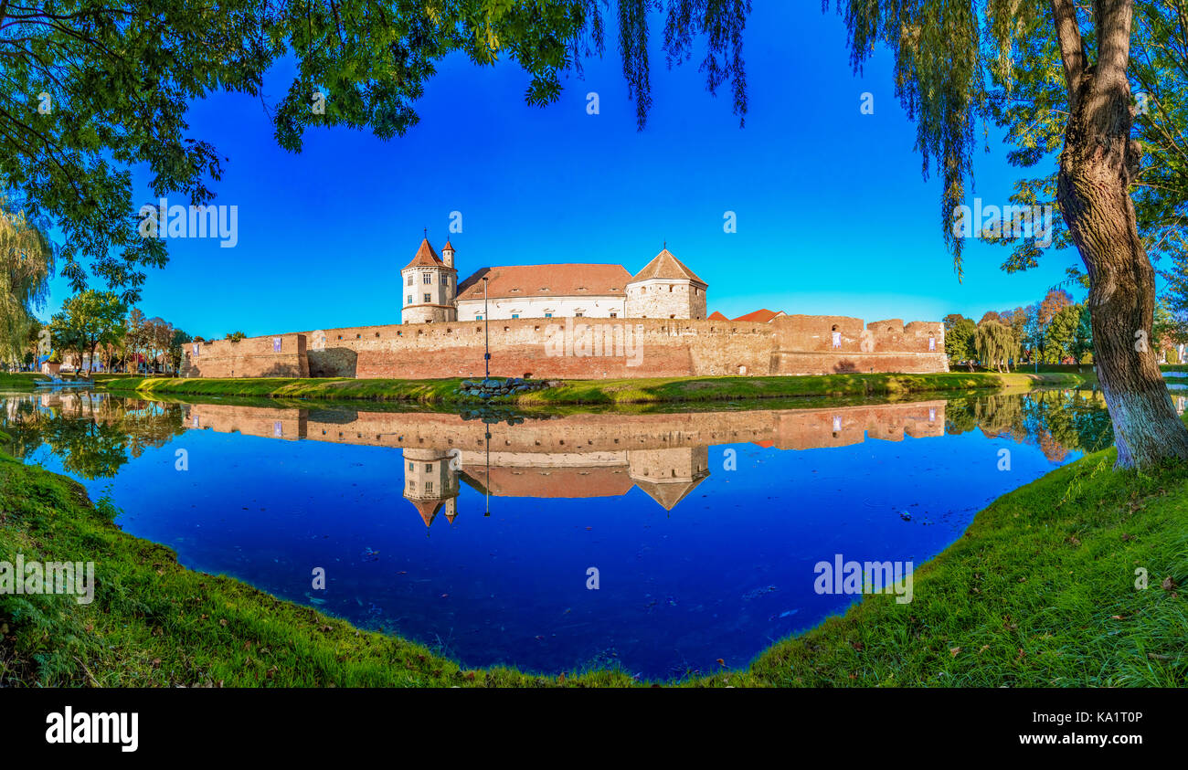 Citadelle de fagaras, Transylvanie, Roumanie, Europe Banque D'Images