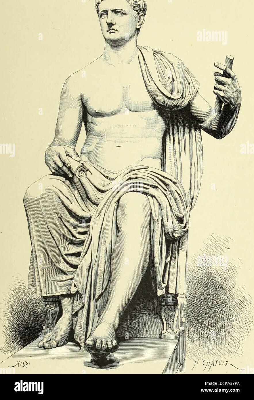 'L'histoire de Rome et le peuple romain, de son origine à l'établissement de l'empire chrétien' (1884) Banque D'Images