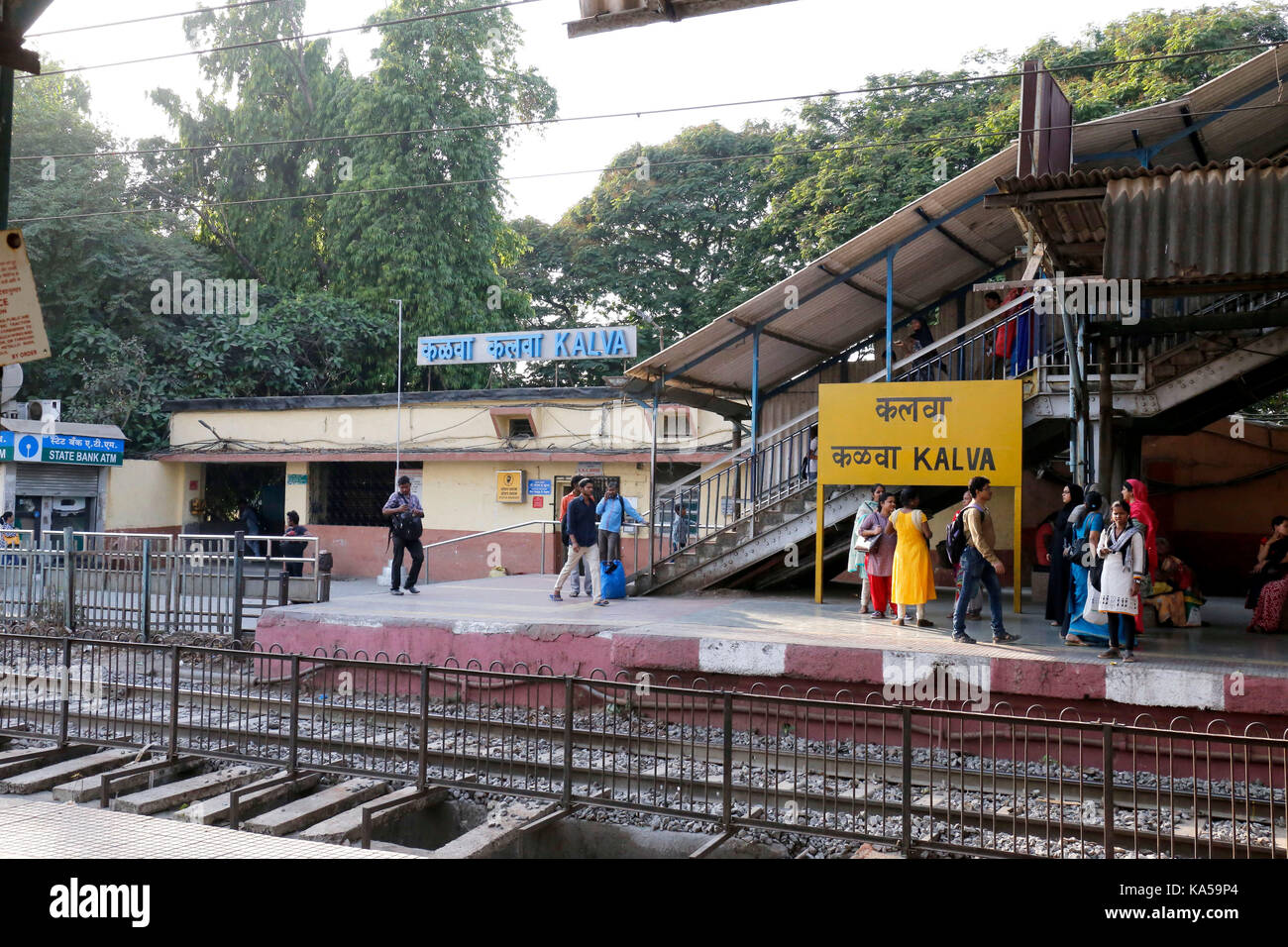 Kalwa gare, thane, Maharashtra, Inde, Asie Banque D'Images