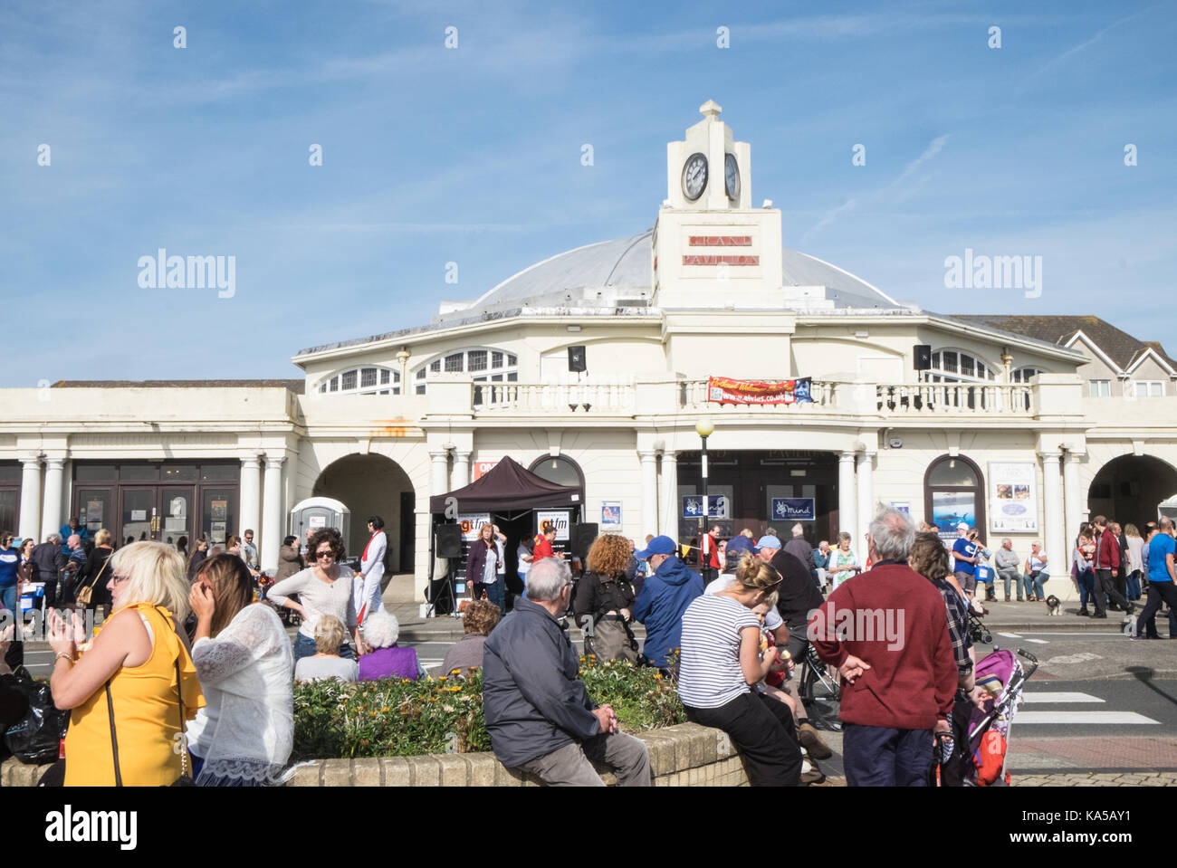 Elvis,a,la,Festival,Festival Elvis,Porthcawl Bridgend,county,France Pays de Galles,UK,Royaume-Uni, Europe, Banque D'Images