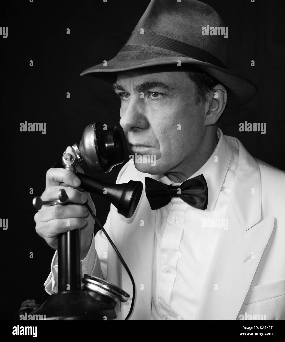 Détective du film noir Banque D'Images