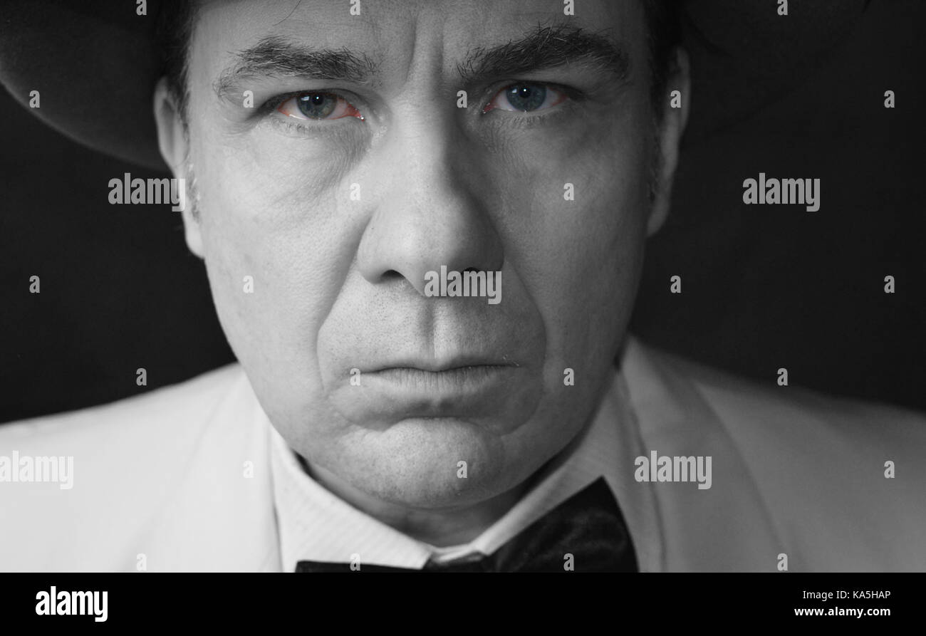 Détective du film noir Banque D'Images