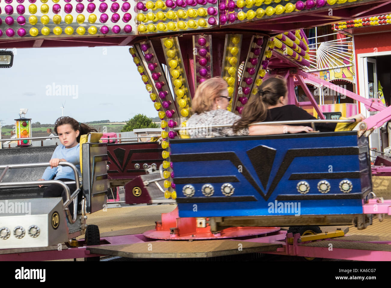 Coney Beach,plage,plage,Coney,fun,fête foraine,parc d'attraction,attractions,manèges,,Porthcawl,Brigend,France Pays de Galles,UK,Royaume-Uni, Europe, Banque D'Images