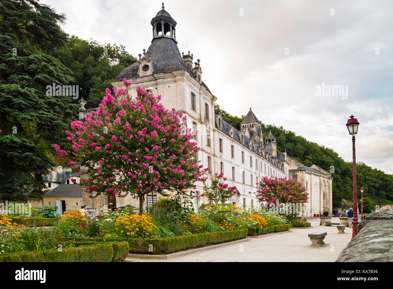 L'Abbaye de Brantome (Abbaye de Brantôme), Brantôme-en-Périgord. France Banque D'Images