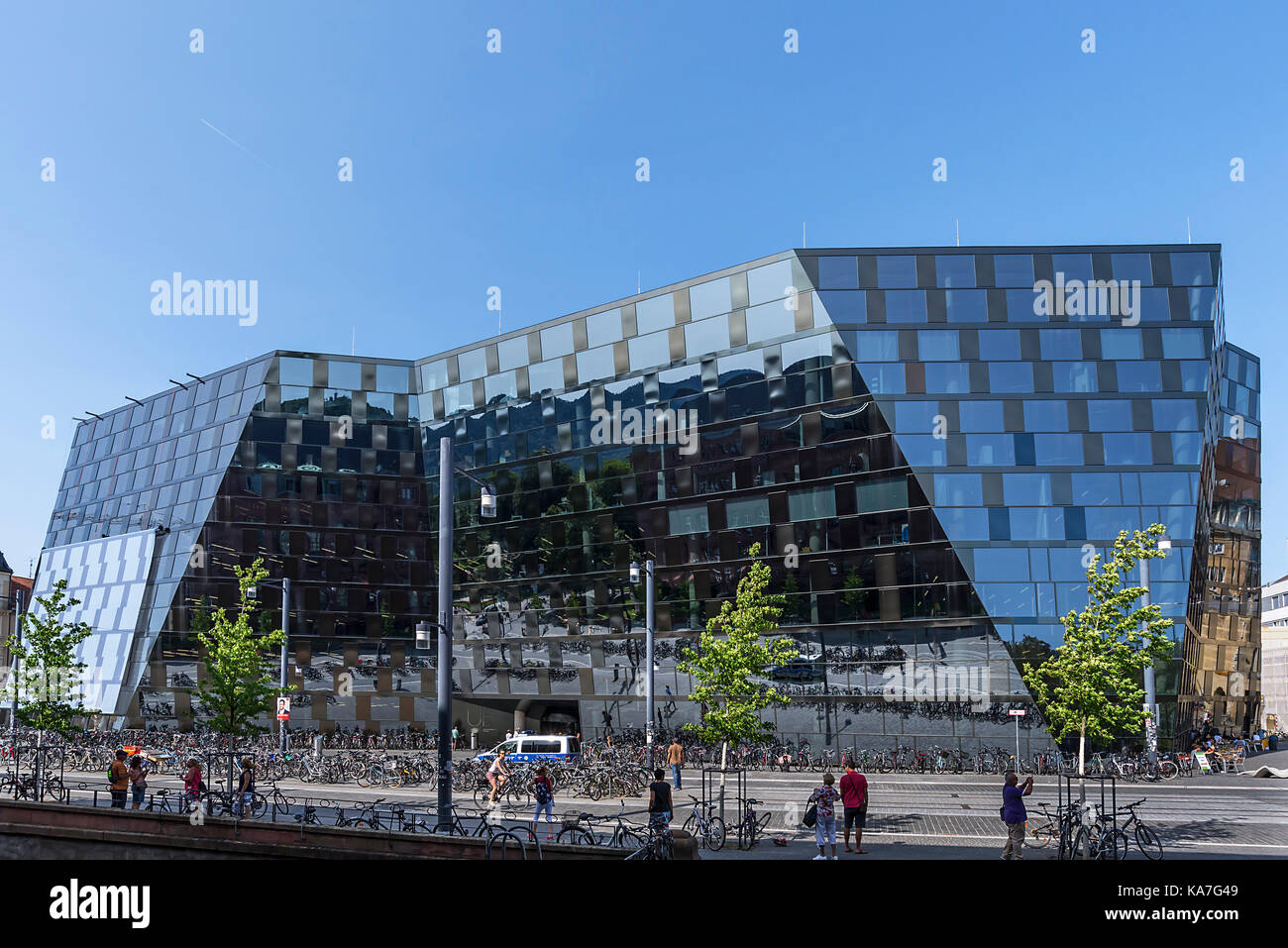 Nouvelle bibliothèque de l'université, Freiburg im Breisgau, Bade