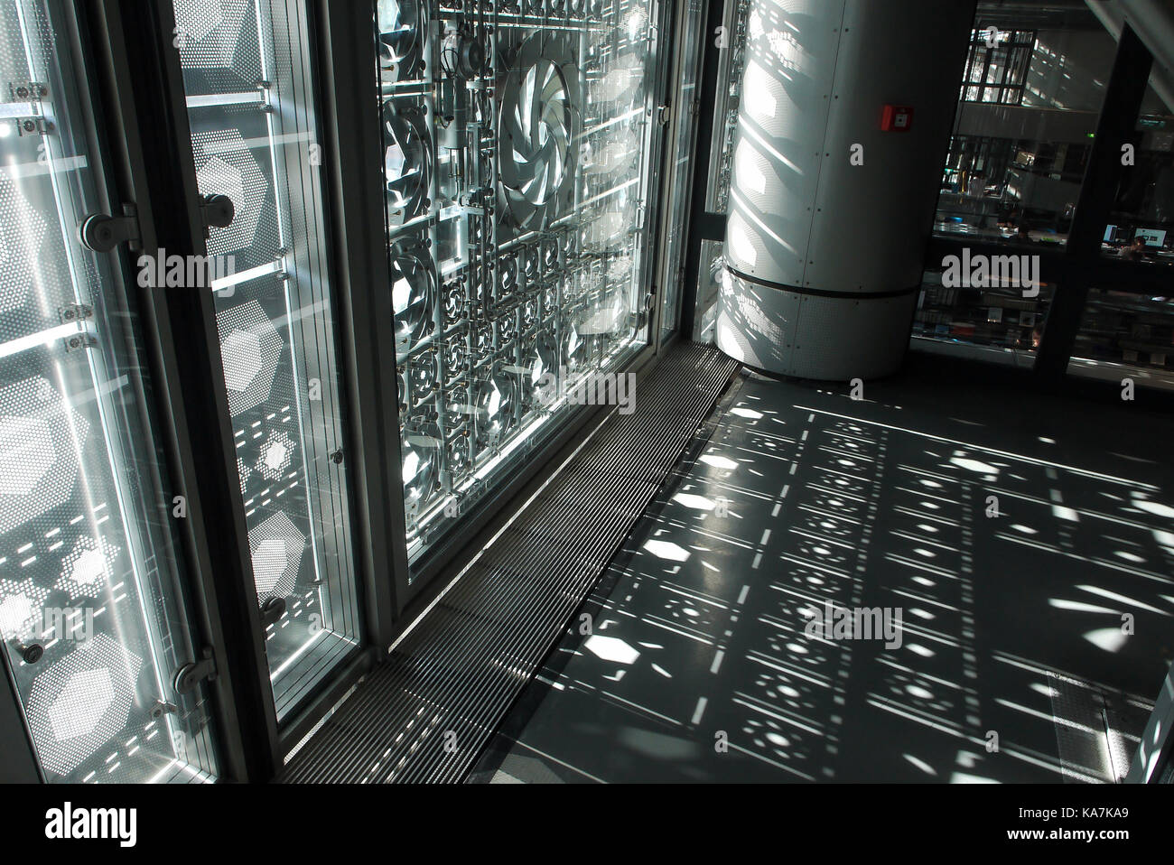 Une visite à l'ima, Institut du monde arabe, Paris, France Banque D'Images