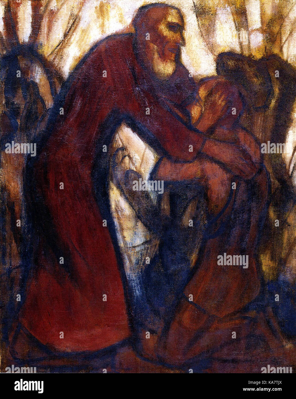 Retour du fils prodigue, 1914. CHristian Rohlfs Banque D'Images