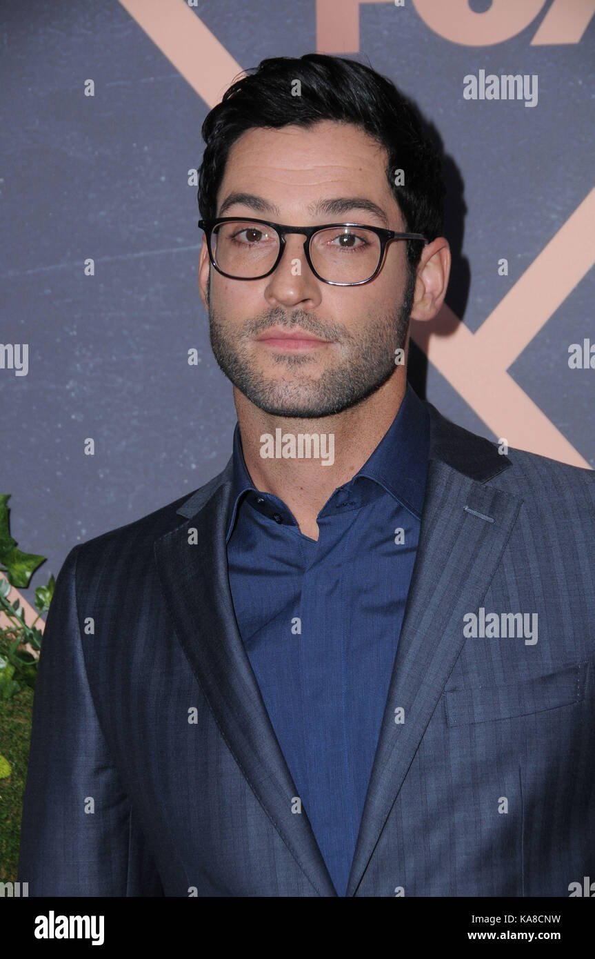 West Hollywood, CA, USA. 25 septembre, 2017. Tom Ellis. Fox automne premiere partie tenue à la capture de l'ouest d'hollywood. crédit : zuma Press, Inc./Alamy live news Banque D'Images