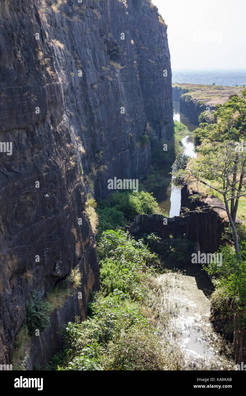 Daulatabad fort près de aurangabad Banque D'Images