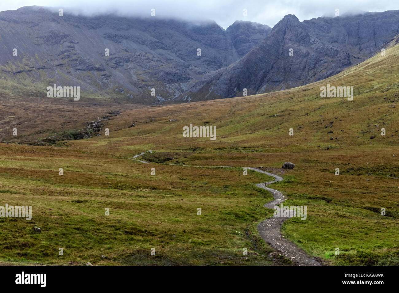 Fairy pools, Glen fragile, Isle of Skye, Écosse, Royaume-Uni Banque D'Images