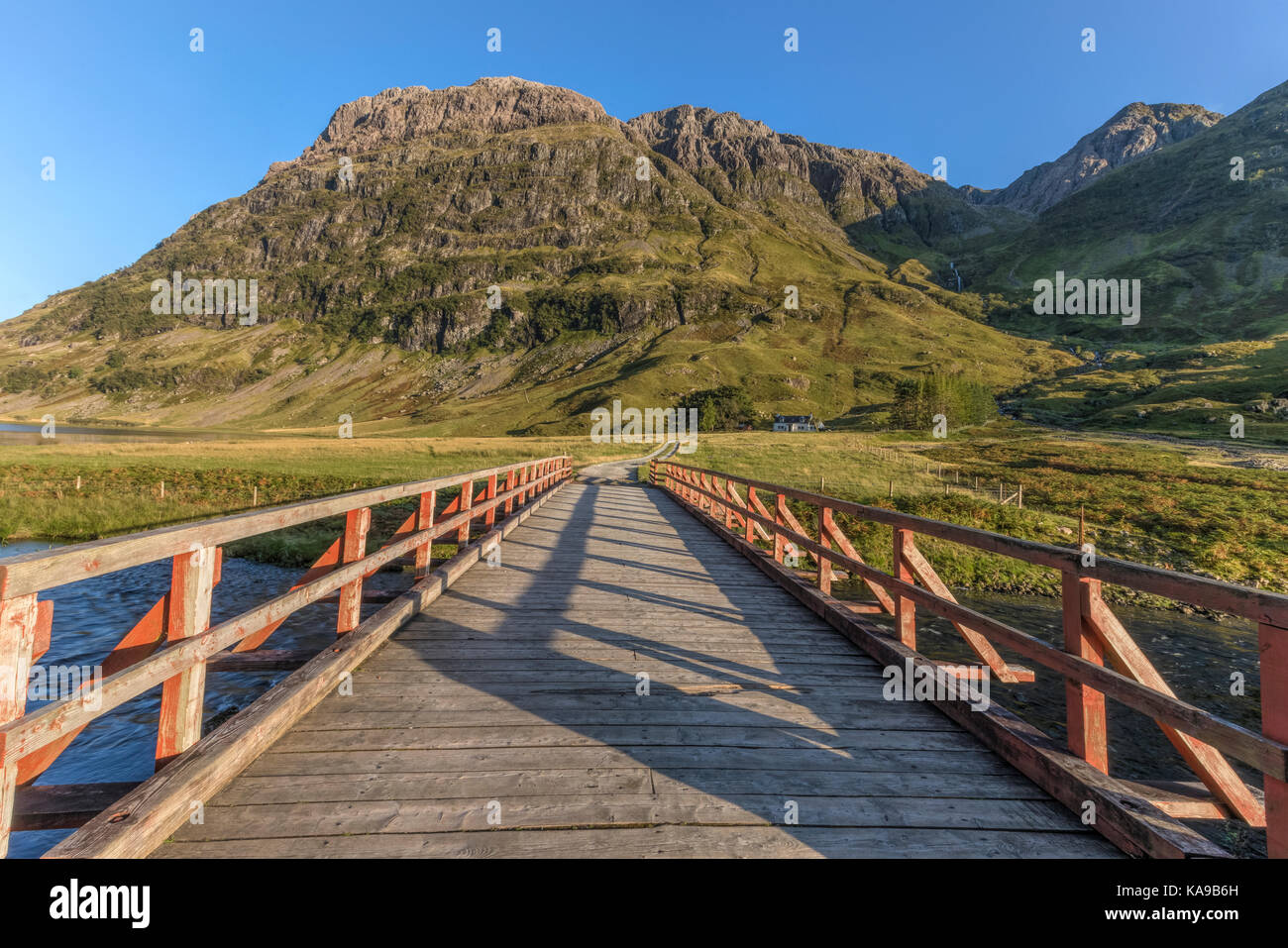 Achtriochtan Loch, Glencoe, Highlands, Ecosse, Royaume-Uni Banque D'Images