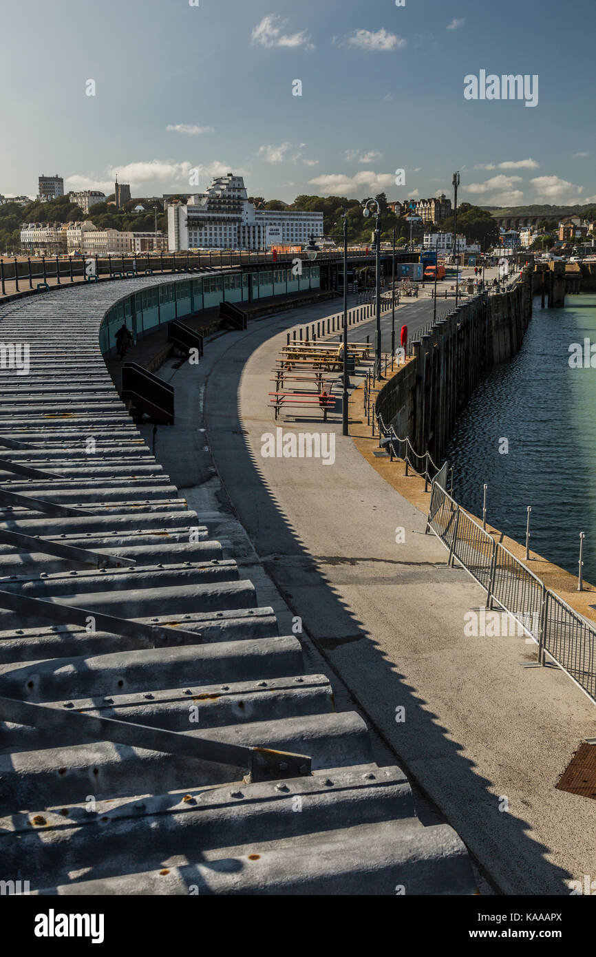 Le port de Folkestone Banque D'Images