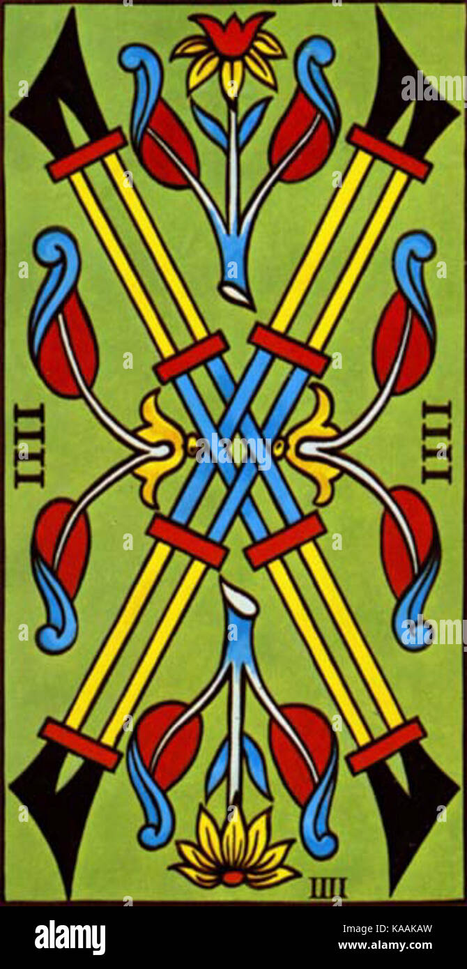 9 De Baton Tarot De Marseille Marseille tarot Banque de photographies et d'images à haute résolution -  Alamy