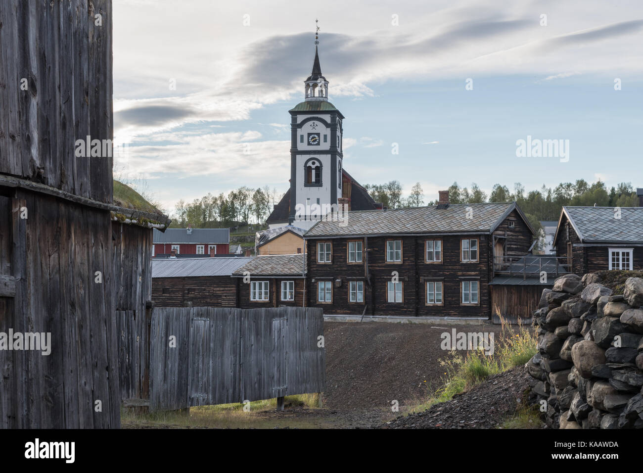 Røros Eglise en Nord-trondelag Norvège Banque D'Images