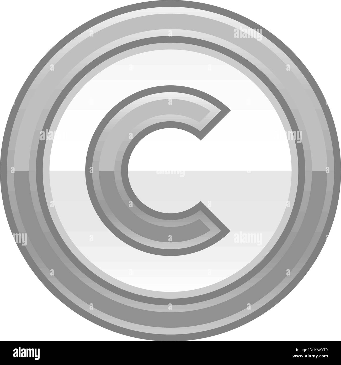 Copyright symbol Banque d'images noir et blanc - Alamy