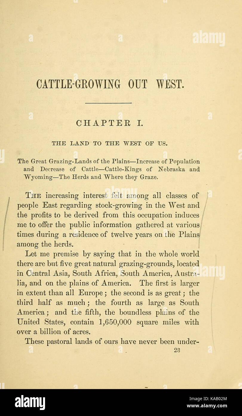 Le Beef Bonanza (page 23) BHL41427115 Banque D'Images