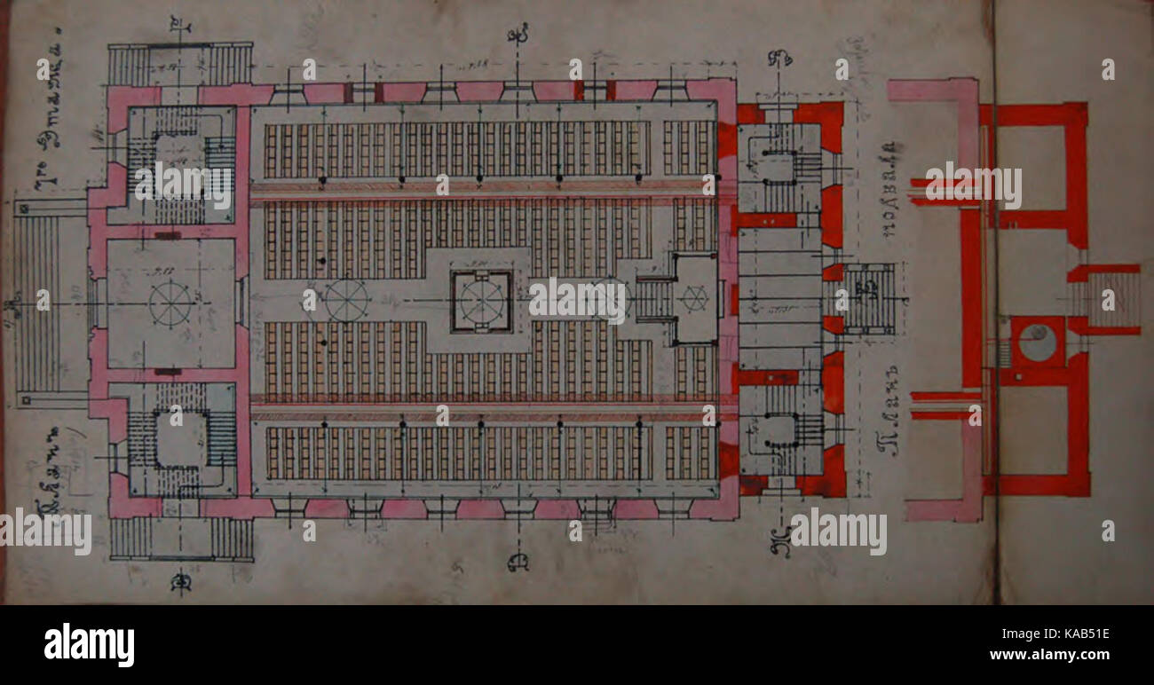 Un plan historique de la ville de Lodz, en Pologne, montrant l'aménagement des rues et les caractéristiques de l'urbanisme du début du XXe siècle. Banque D'Images