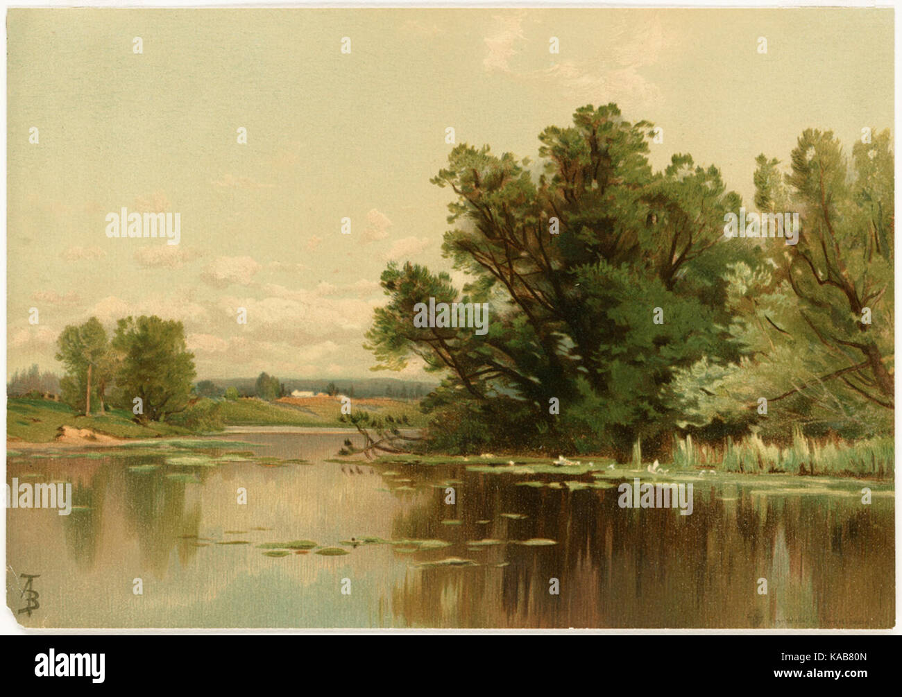 L'été n°2 (Boston Public Library) Banque D'Images