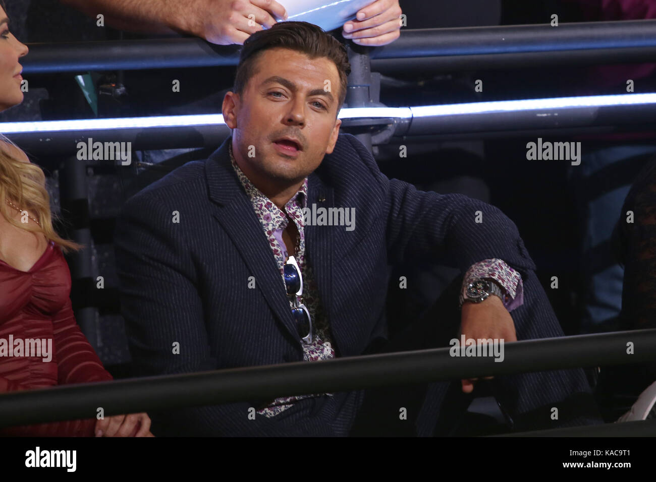 Celebrity Big Brother 2017 finale tenue à la maison de big brother avec : Paul danan où : Manchester, Royaume-Uni Quand : 25 août 2017 Credit : lia toby/wenn.com Banque D'Images