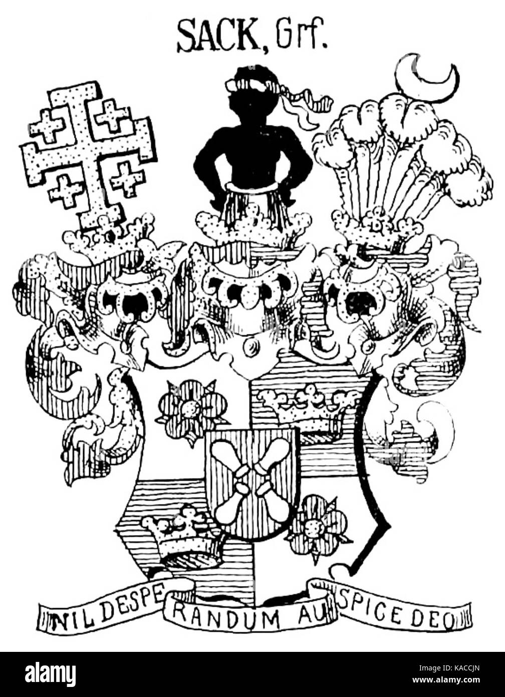 Sac II Abgestorbener Preussischer Adel Provinz Schlesien (Neuer Siebmacher Bd. 6 Env. Taf 8. 61) Banque D'Images