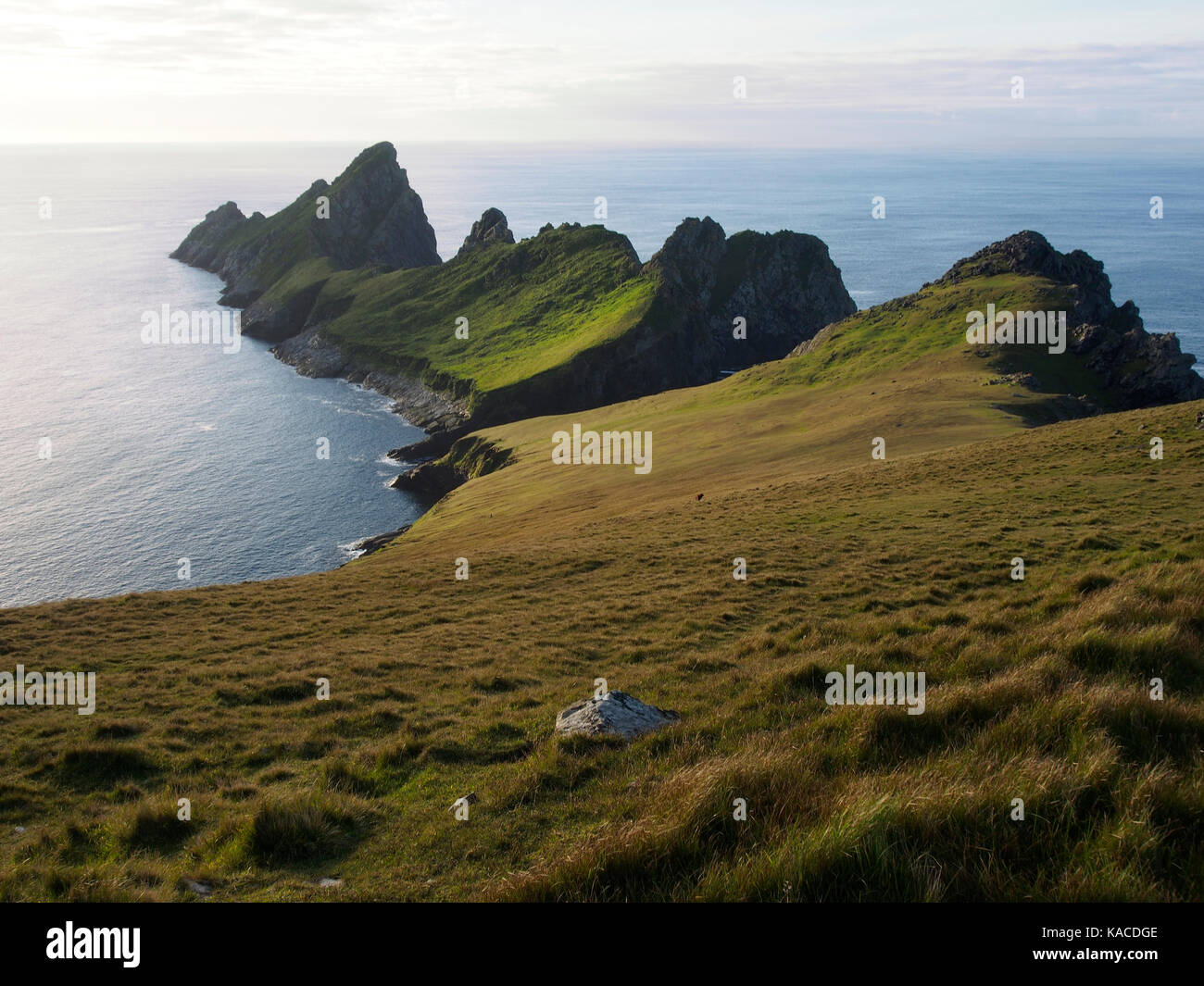 De l'île de Hirta, Dun St Kilda, Ecosse Banque D'Images