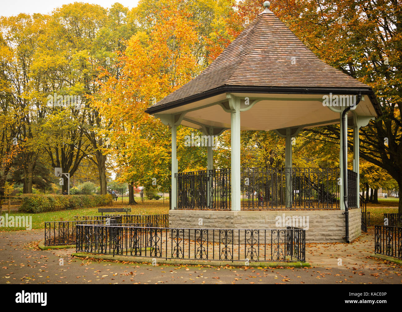 En kiosque, parc page staple hill, bristol Banque D'Images